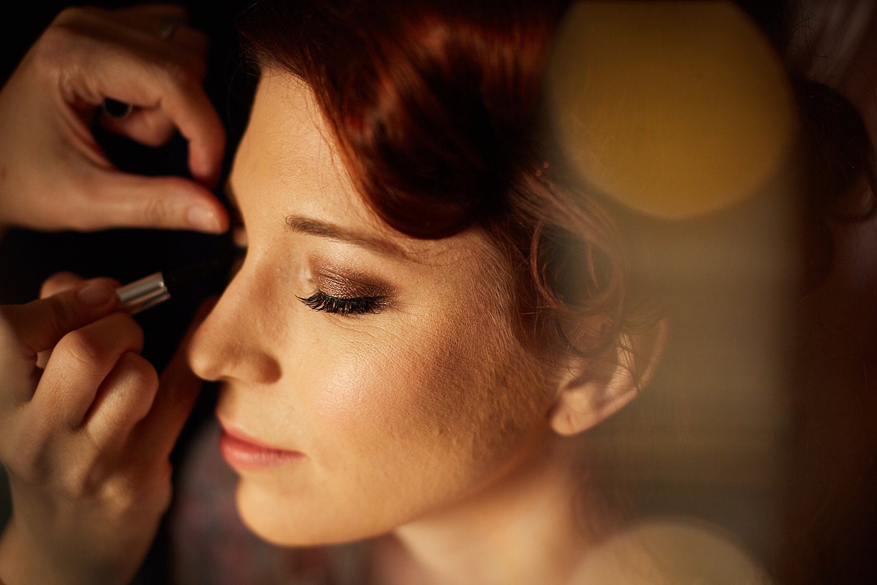 creative image of bridal makeup